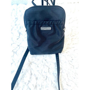 Baggallini Bryant Black Pouch Small Crossbody Bag for Women